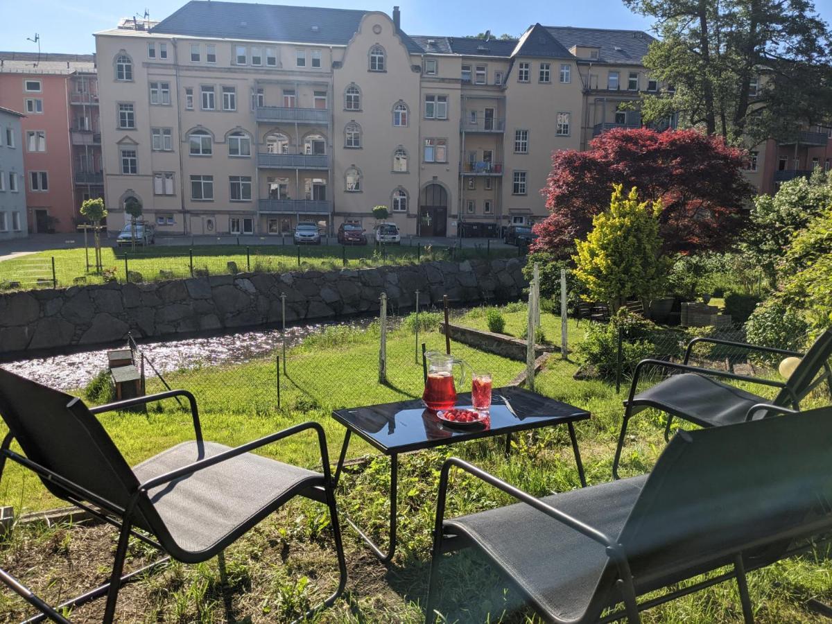 Urlaubstraum Mit Pool, Terrasse & Fluss Im Garten - Ut Appartement Sebnitz Buitenkant foto