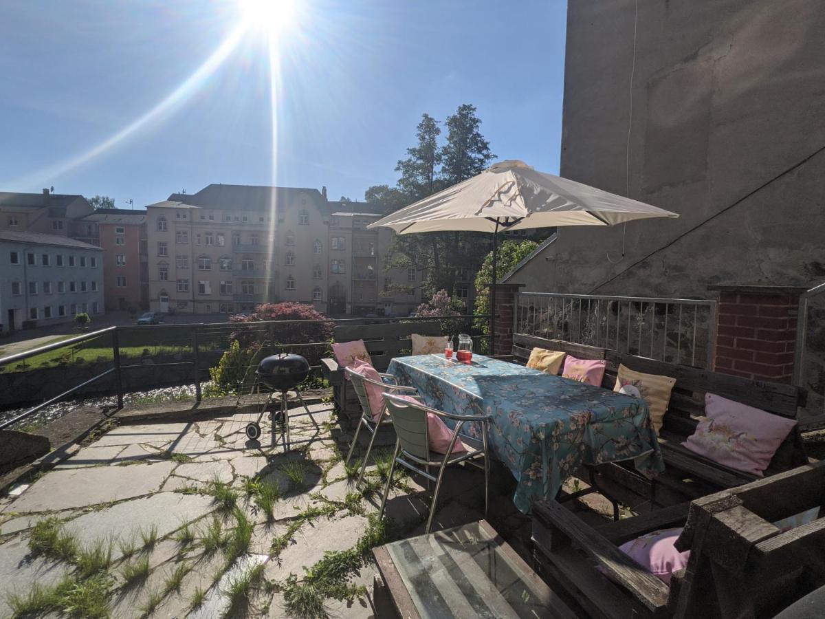 Urlaubstraum Mit Pool, Terrasse & Fluss Im Garten - Ut Appartement Sebnitz Buitenkant foto