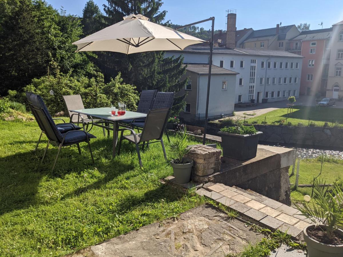 Urlaubstraum Mit Pool, Terrasse & Fluss Im Garten - Ut Appartement Sebnitz Buitenkant foto