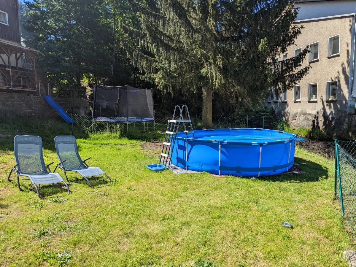 Urlaubstraum Mit Pool, Terrasse & Fluss Im Garten - Ut Appartement Sebnitz Buitenkant foto